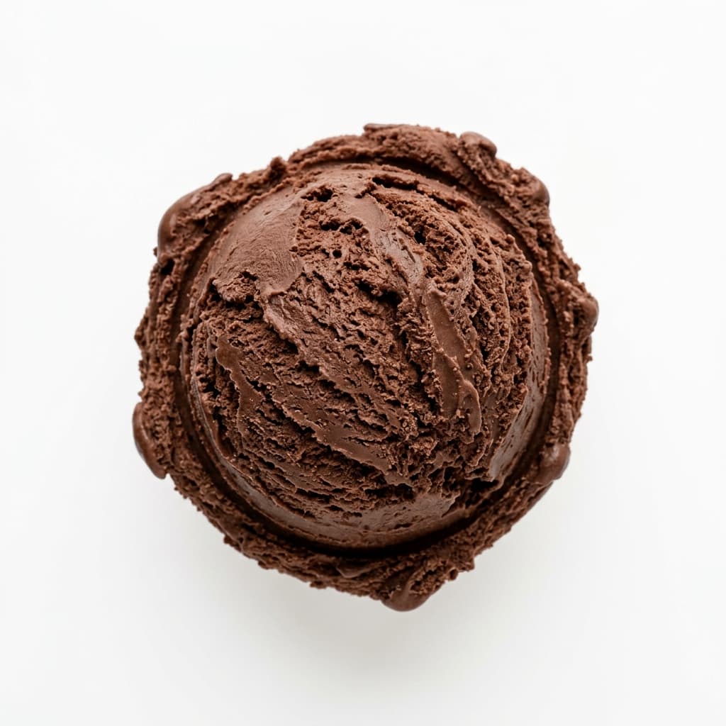 Chocolate scoop at Glacier