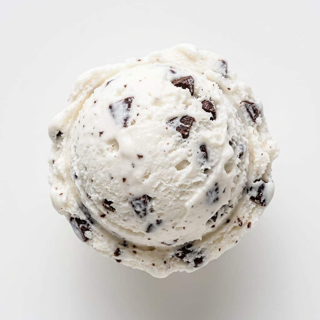 Coconut Chocolate Chip scoop at Glacier