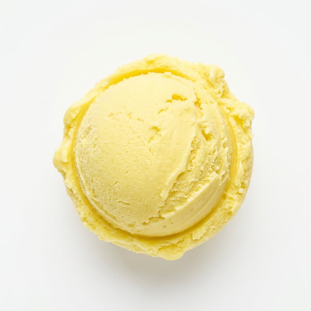 Lemon Gelato scoop at Glacier